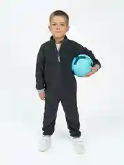 Угольный флисовый комбинезон. Утенок