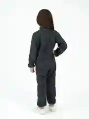 Угольный флисовый комбинезон. Утенок