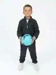 Угольный флисовый комбинезон. Утенок