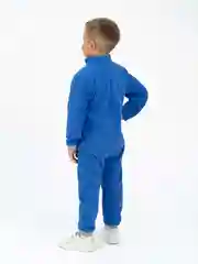 Синий флисовый комбинезон. Утенок