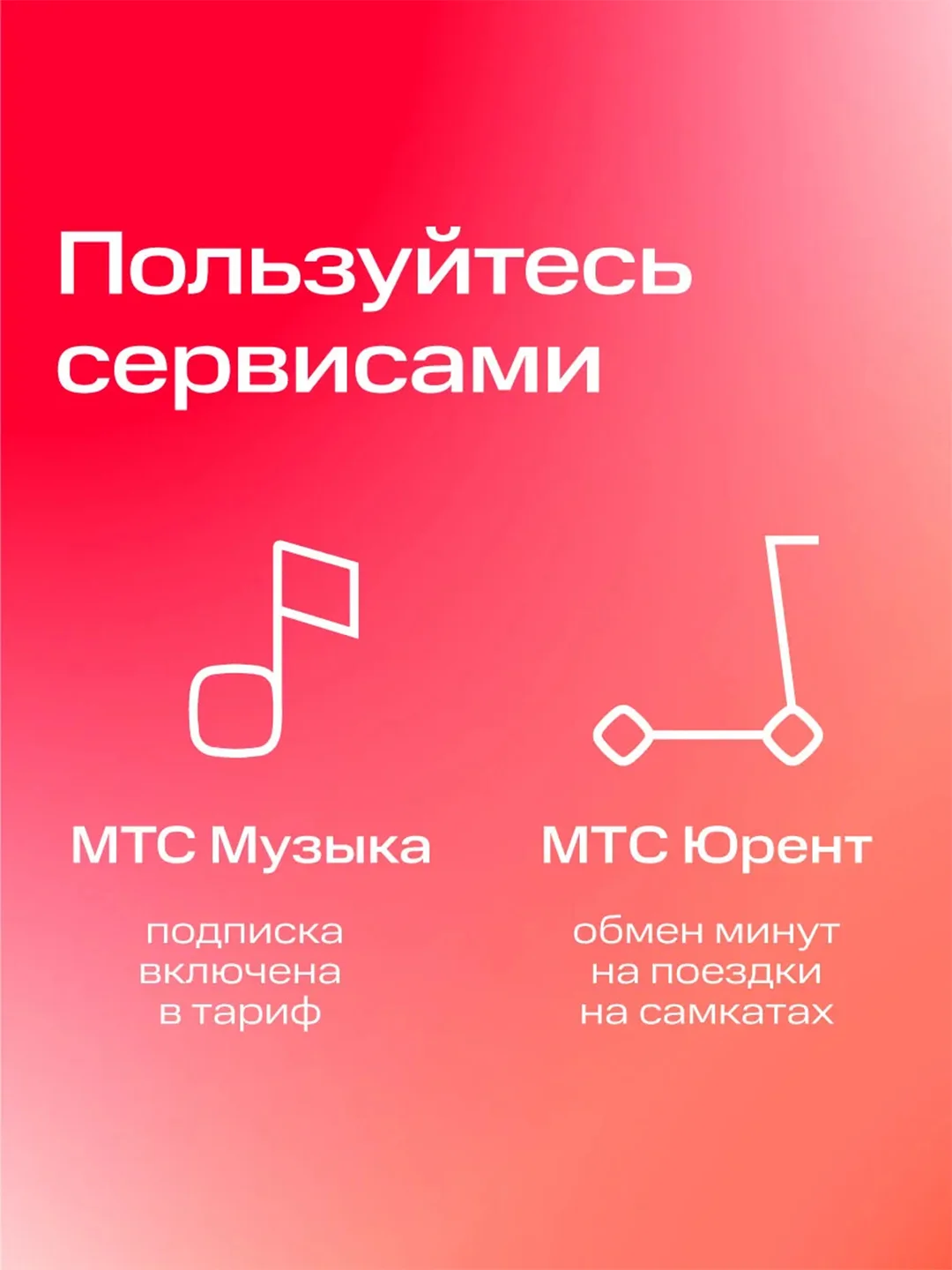 SIM-карта МТС Тариф 24 и др.тарифы Баланс 400 руб