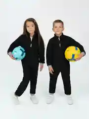 Фуксия флисовый комбинезон. Утенок