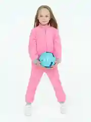 Розовый флисовый комбинезон. Утенок