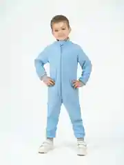 Голубой флисовый комбинезон. Утенок