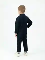 Темно-синий флисовый комбинезон. Утенок