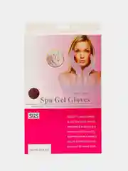 Тёмно-розовый перчатки гелевые Spa Gel Gloves, увлажняющие, многоразовые