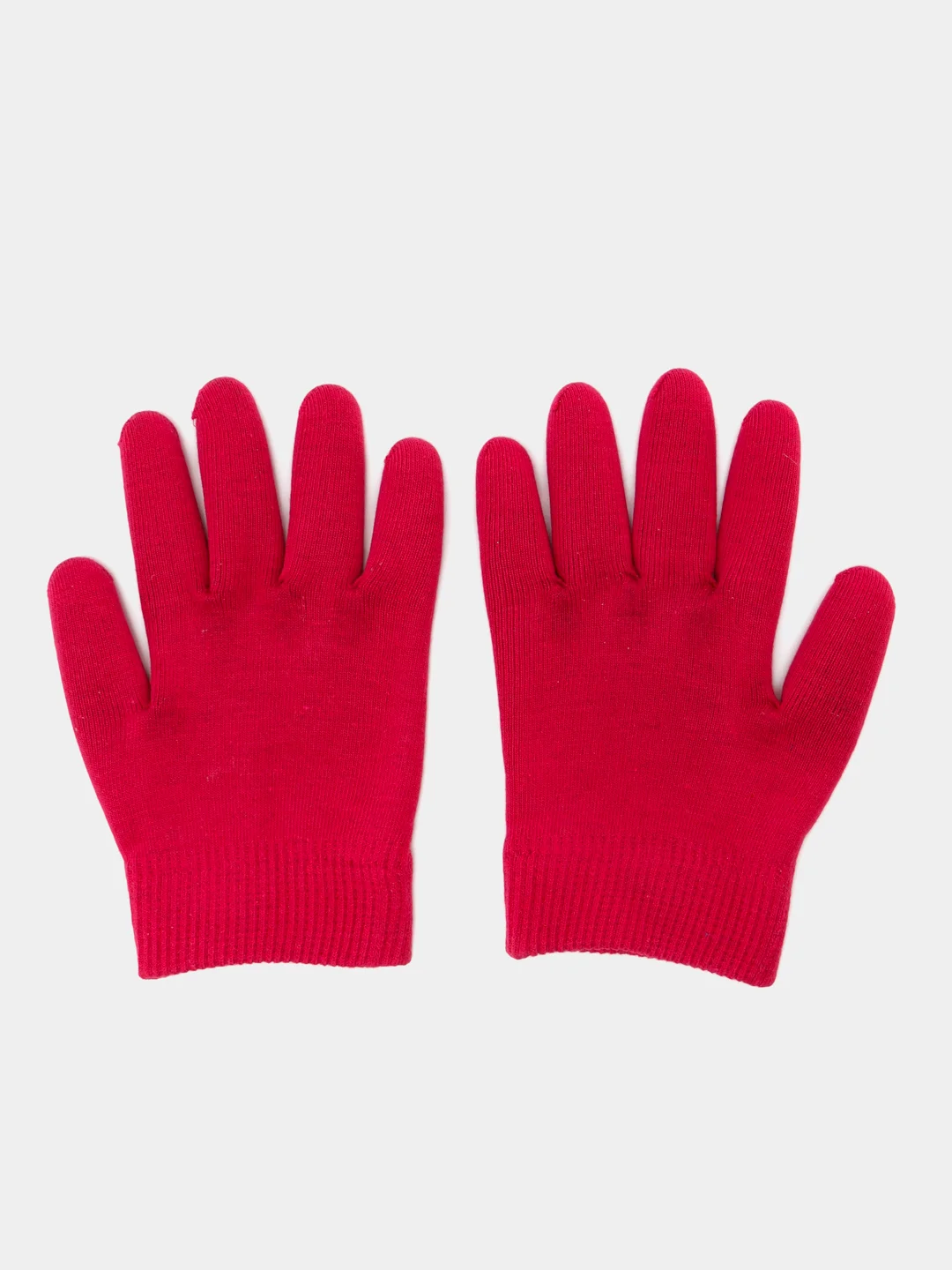 Тёмно-розовый перчатки гелевые Spa Gel Gloves, увлажняющие, многоразовые