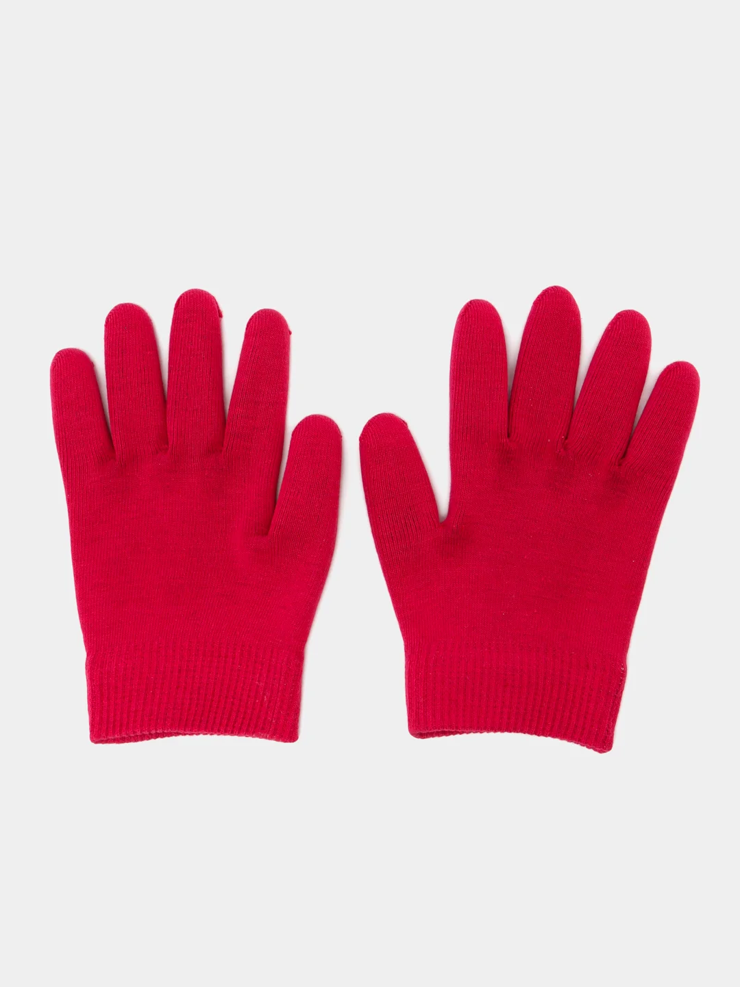 Тёмно-розовый перчатки гелевые Spa Gel Gloves, увлажняющие, многоразовые