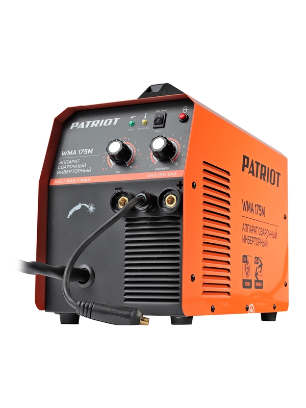 Сварочный полуавтомат инверторного типа Patriot WMA 175 M, 6700 Вт