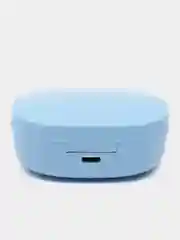 Голубой наушники Беспроводные MPods A6S Bluetooth, с микрофоном