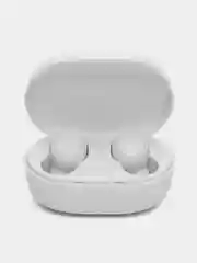 Белый наушники Беспроводные MPods A6S Bluetooth, с микрофоном