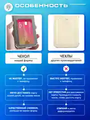Прозрачный чехол для Xiaomi 11T / 11T Pro (Сяоми 11Т / 11Т Про), с карманом для карт, прозрачный