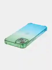 Лайм чехол для iPhone 15, 14, Pro, Max, Plus, силиконовый, BROSCORP, противоударный, углы, карман