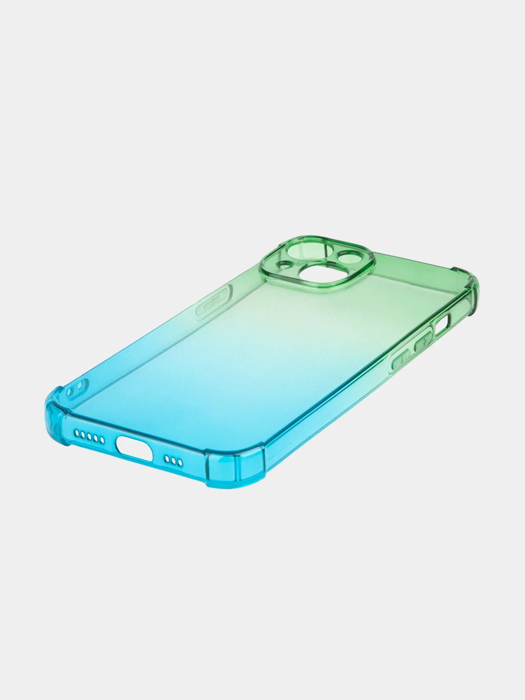 Лайм чехол для iPhone 15, 14, Pro, Max, Plus, силиконовый, BROSCORP, противоударный, углы, карман