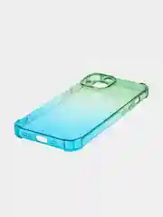 Лайм чехол для iPhone 15, 14, Pro, Max, Plus, силиконовый, BROSCORP, противоударный, углы, карман