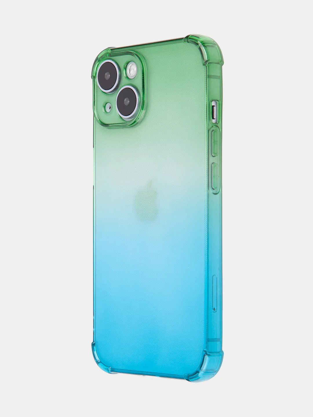 Лайм чехол для iPhone 15, 14, Pro, Max, Plus, силиконовый, BROSCORP, противоударный, углы, карман