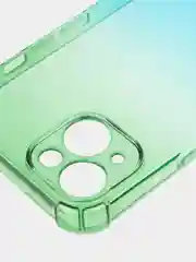Лайм чехол для iPhone 15, 14, Pro, Max, Plus, силиконовый, BROSCORP, противоударный, углы, карман