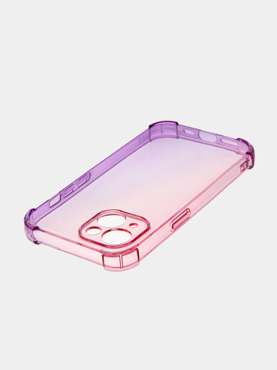 Розовый чехол для iPhone 15, 14, Pro, Max, Plus, силиконовый, BROSCORP, противоударный, углы, карман