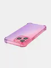 Розовый чехол для iPhone 15, 14, Pro, Max, Plus, силиконовый, BROSCORP, противоударный, углы, карман