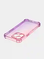 Розовый чехол для iPhone 15, 14, Pro, Max, Plus, силиконовый, BROSCORP, противоударный, углы, карман