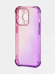 Розовый чехол для iPhone 15, 14, Pro, Max, Plus, силиконовый, BROSCORP, противоударный, углы, карман