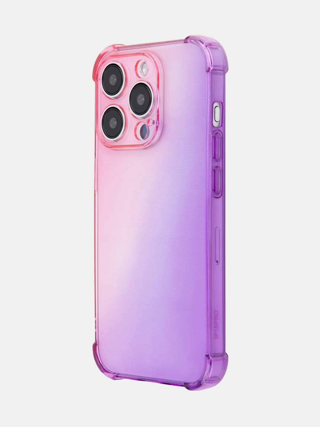 Розовый чехол для iPhone 15, 14, Pro, Max, Plus, силиконовый, BROSCORP, противоударный, углы, карман