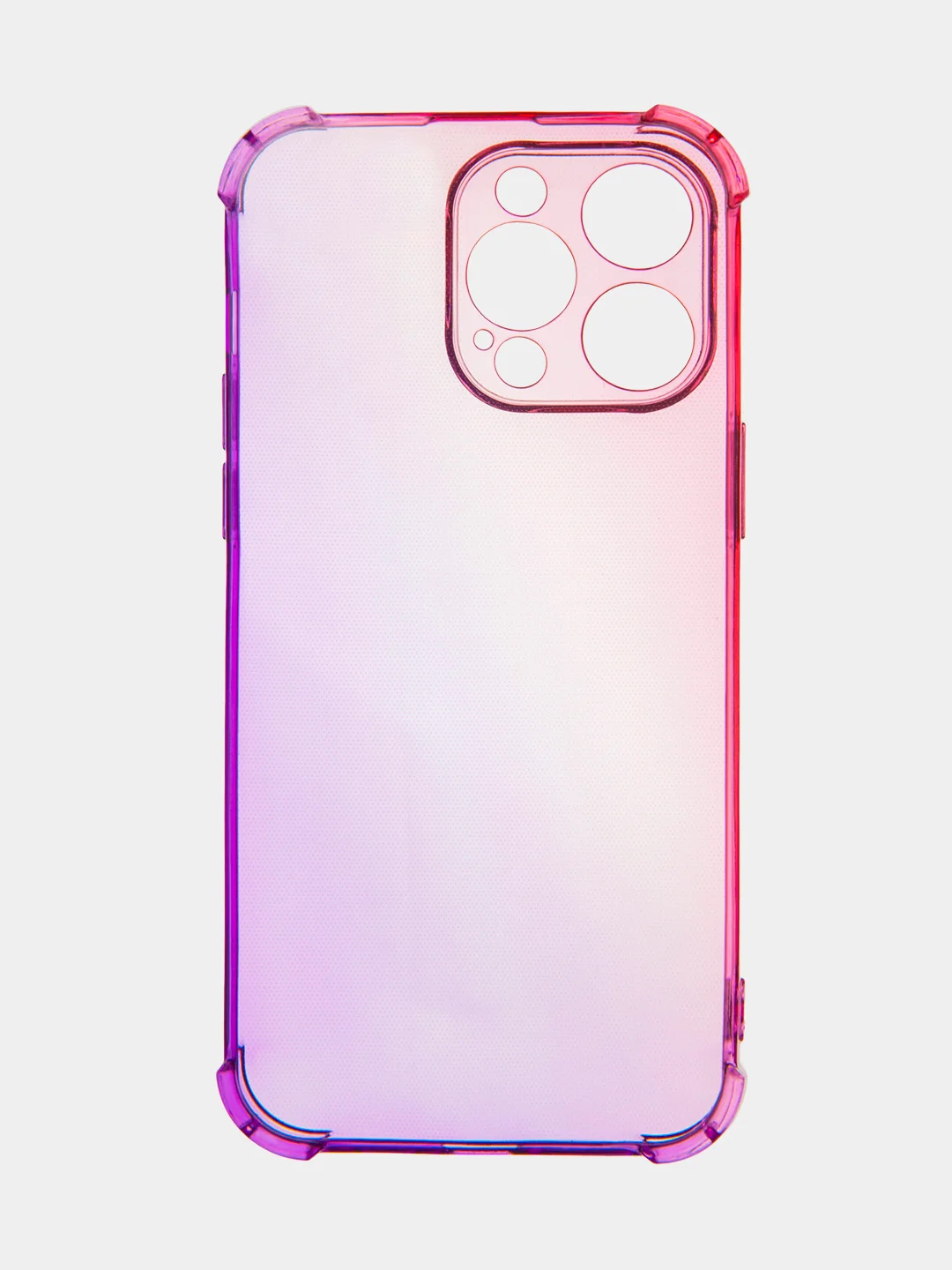 Розовый чехол для iPhone 15, 14, Pro, Max, Plus, силиконовый, BROSCORP, противоударный, углы, карман