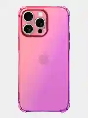 Розовый чехол для iPhone 15, 14, Pro, Max, Plus, силиконовый, BROSCORP, противоударный, углы, карман
