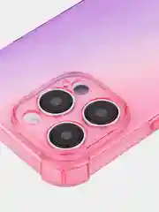 Розовый чехол для iPhone 15, 14, Pro, Max, Plus, силиконовый, BROSCORP, противоударный, углы, карман