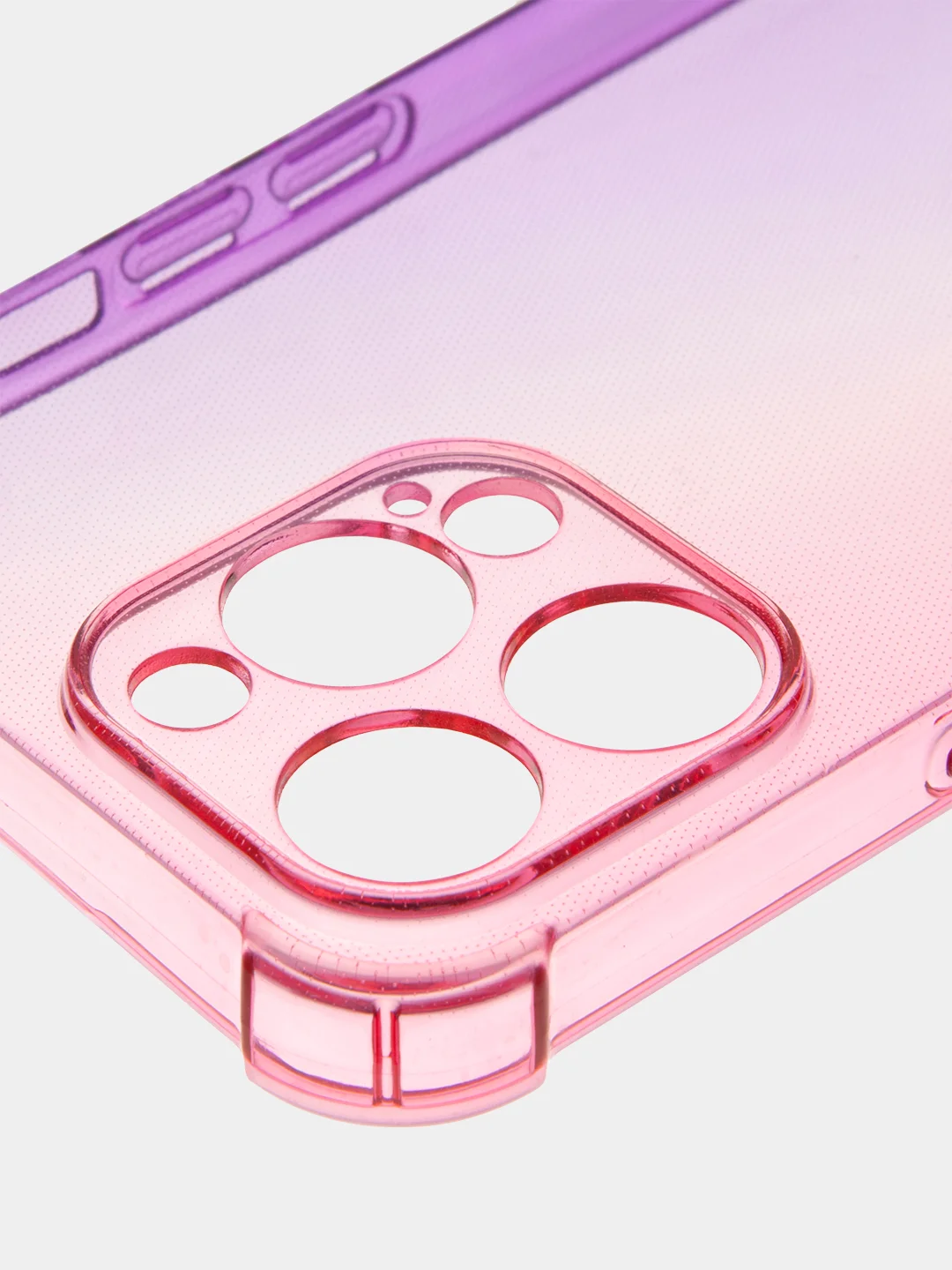 Розовый чехол для iPhone 15, 14, Pro, Max, Plus, силиконовый, BROSCORP, противоударный, углы, карман