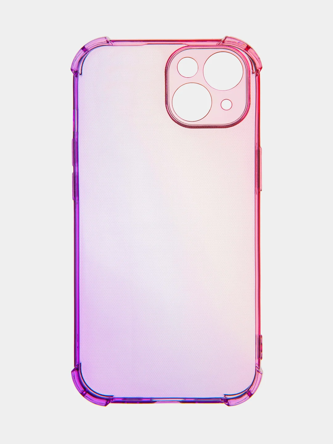 Розовый чехол для iPhone 15, 14, Pro, Max, Plus, силиконовый, BROSCORP, противоударный, углы, карман