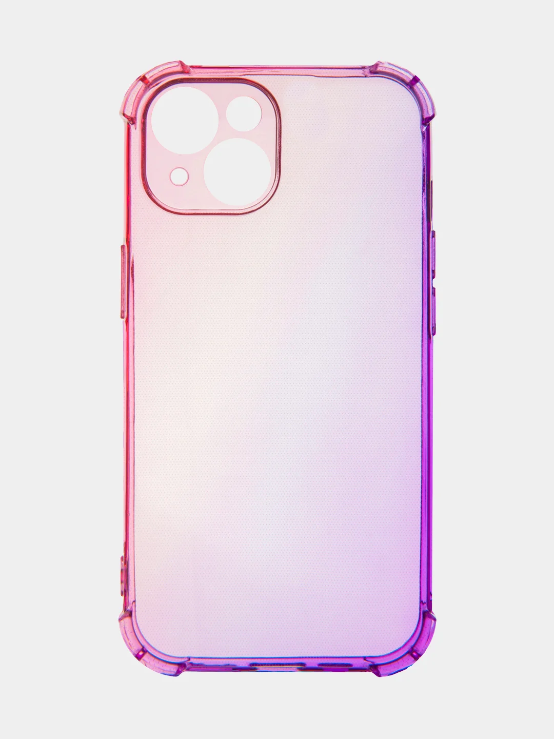 Розовый чехол для iPhone 15, 14, Pro, Max, Plus, силиконовый, BROSCORP, противоударный, углы, карман