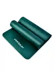 Тёмно-зелёный коврик для йоги и фитнеса ProRun, NBR, 183x61x1,0 см, черный, 100-5054