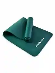 Тёмно-зелёный коврик для йоги и фитнеса ProRun, NBR, 183x61x1,0 см, черный, 100-5054