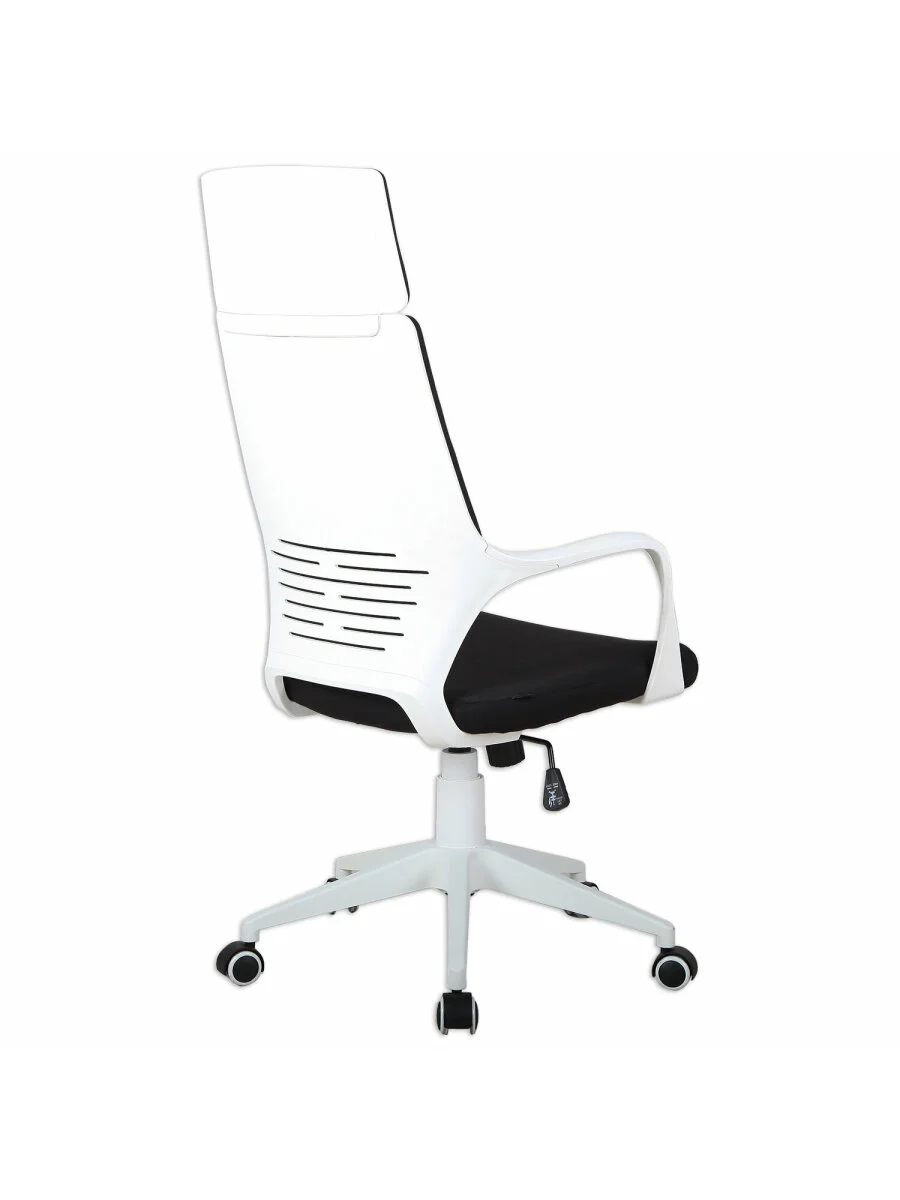 Кресло офисное BRABIX PREMIUM Prime EX-515, пластик белый, ткань, черное, 531812