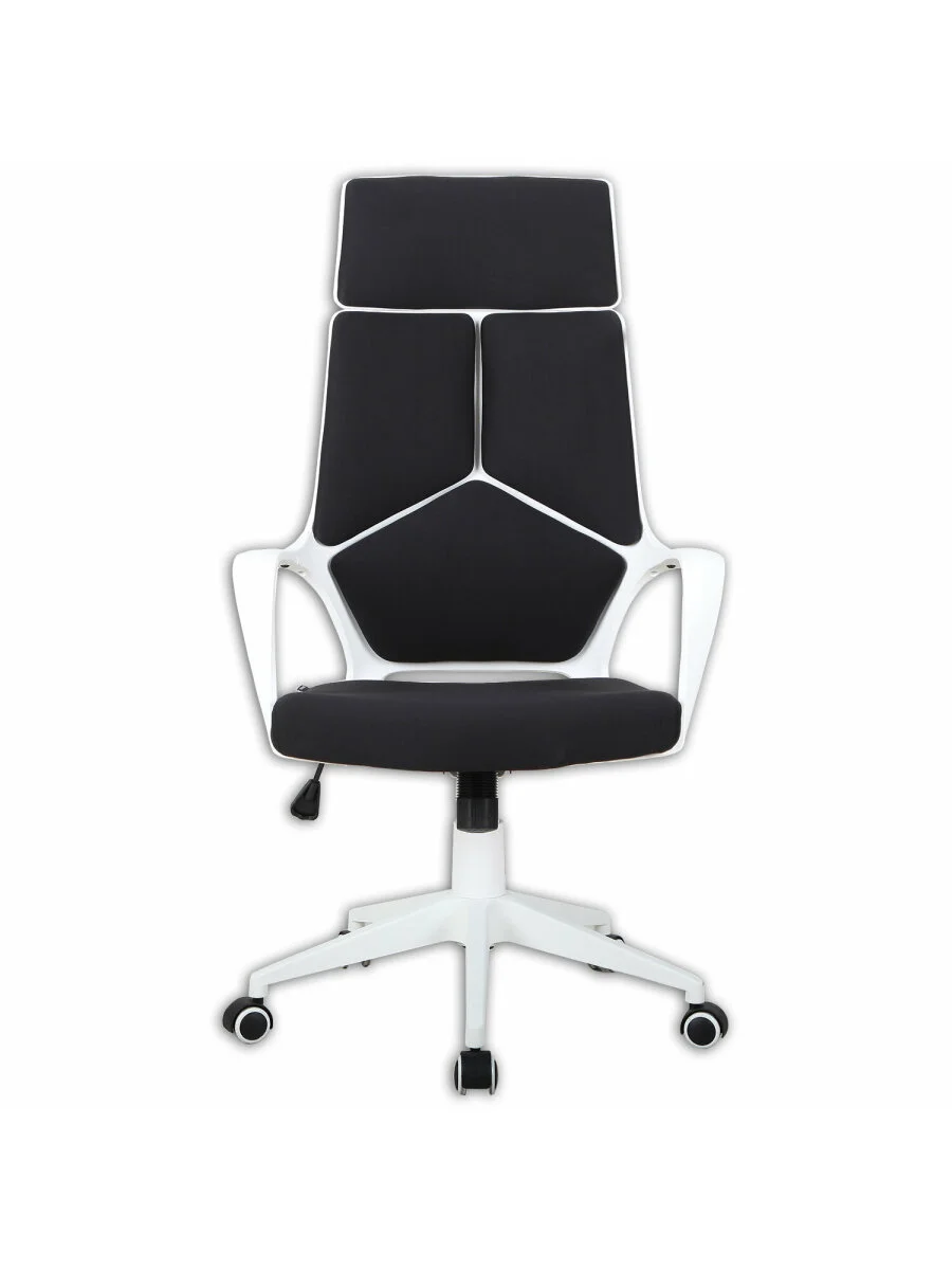 Кресло офисное BRABIX PREMIUM Prime EX-515, пластик белый, ткань, черное, 531812