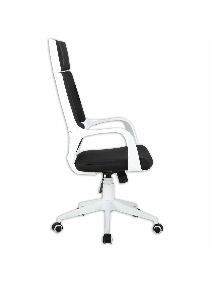 Кресло офисное BRABIX PREMIUM Prime EX-515, пластик белый, ткань, черное, 531812