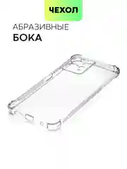 Прозрачный противоударный чехол для Xiaomi Redmi Note 12 4G силиконовый BROSCORP, с усиленными углами