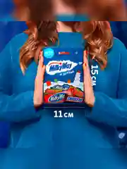 Сладкий подарок Milky Way и Друзья на Новый Год, набор конфет Milky Way, Snickers, Twix 85г