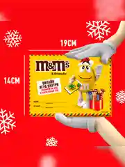 Сладкий подарок M&M's & Friends Посылка на Новый Год, набор конфет M&M's, Snickers, Twix, Bounty, Milky Way с онлайн-игрой внутри 150г