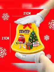 Сладкий подарок M&M's & Friends Праздничный колокольчик на Новый Год, набор конфет M&M's, Snickers, Twix, Milky Way, Mars 168г