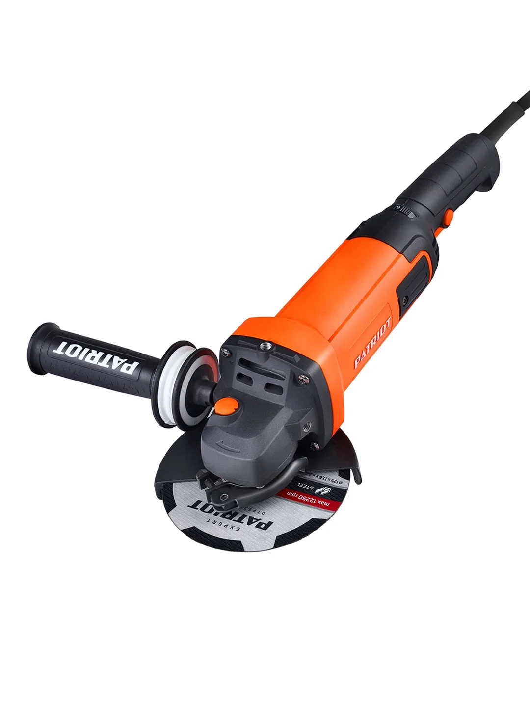 Угловая шлифмашина Patriot AG 128E, 1300 Вт, D 125 мм