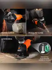 Угловая шлифмашина Patriot AG 128E, 1300 Вт, D 125 мм