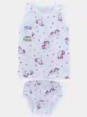 Комплект нижнего белья для девочек (майка + трусы)