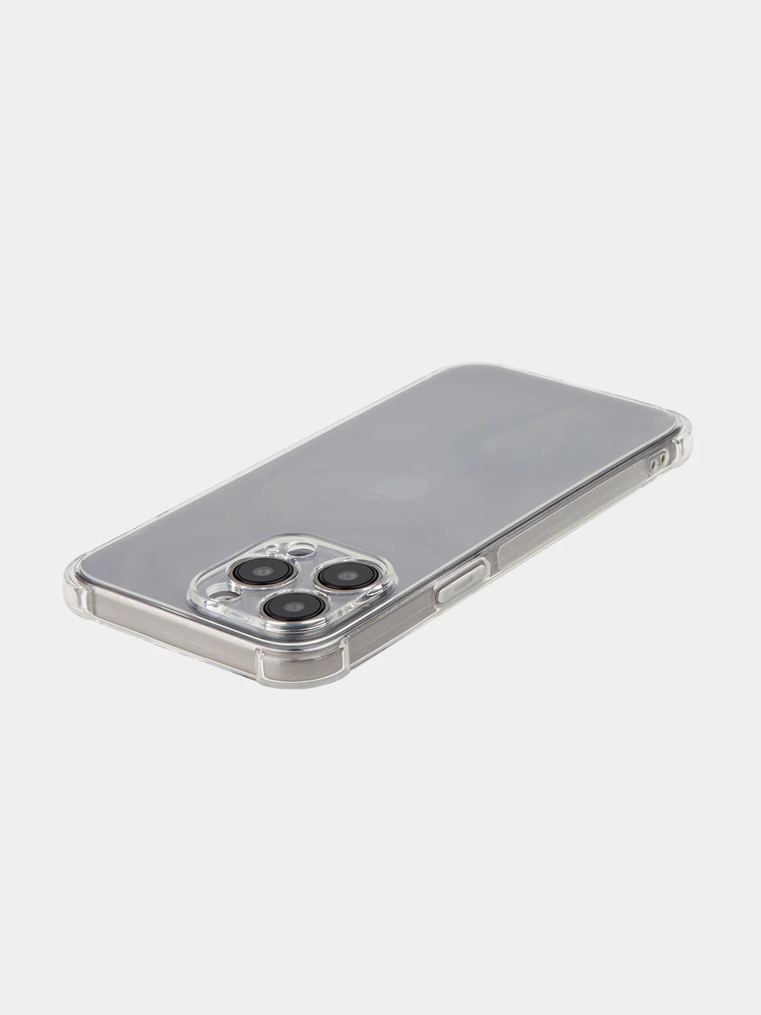 Прозрачный чехол для iPhone 15, 14, Pro, Max, Plus, силиконовый, BROSCORP, противоударный, углы, карман