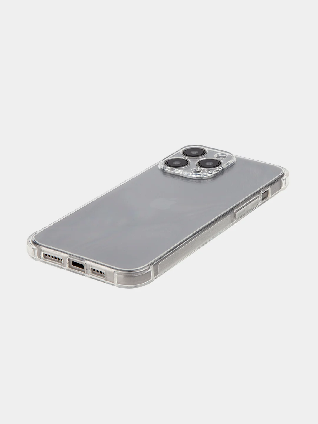 Прозрачный чехол для iPhone 15, 14, Pro, Max, Plus, силиконовый, BROSCORP, противоударный, углы, карман