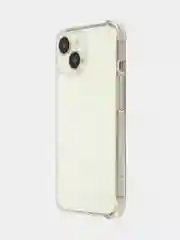 Прозрачный чехол для iPhone 15, 14, Pro, Max, Plus, силиконовый, BROSCORP, противоударный, углы, карман