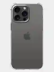 Прозрачный чехол для iPhone 15, 14, Pro, Max, Plus, силиконовый, BROSCORP, противоударный, углы, карман