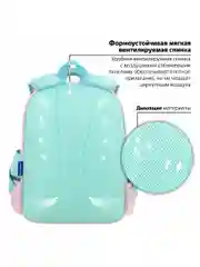 Рюкзак школьный для девочки, ранец, портфель 2 отделения и 3 кармана, 39х28х16 см Brauberg