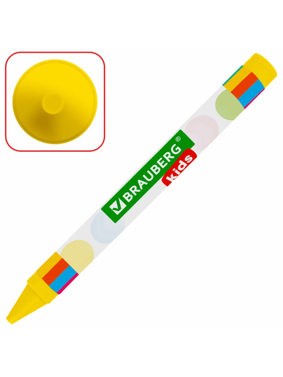 Восковые мелки для рисования Brauberg Kids, Набор 24 цвета, 271697